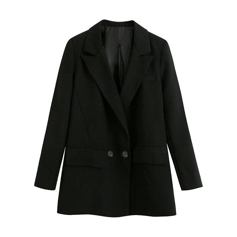 VESTE BLAZER À DOUBLE BOUTONNAGE